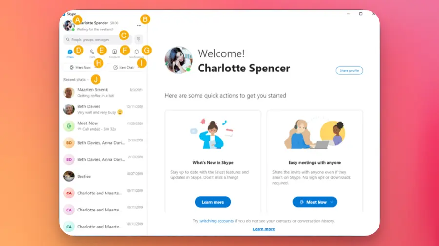 Skype - Skype Screenshot 02 Skype - Skype Screenshot 02